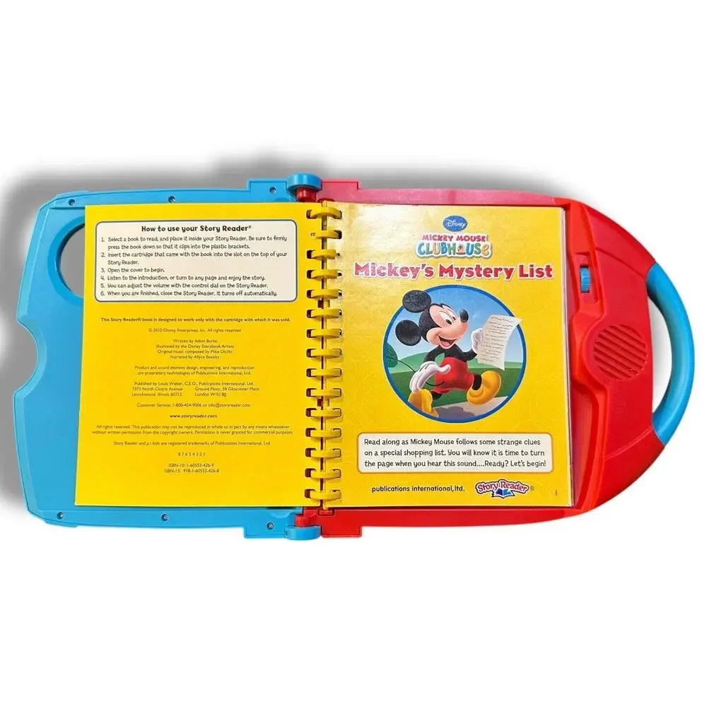 Vintage Story Reader with Disney Pixar Storybook Set